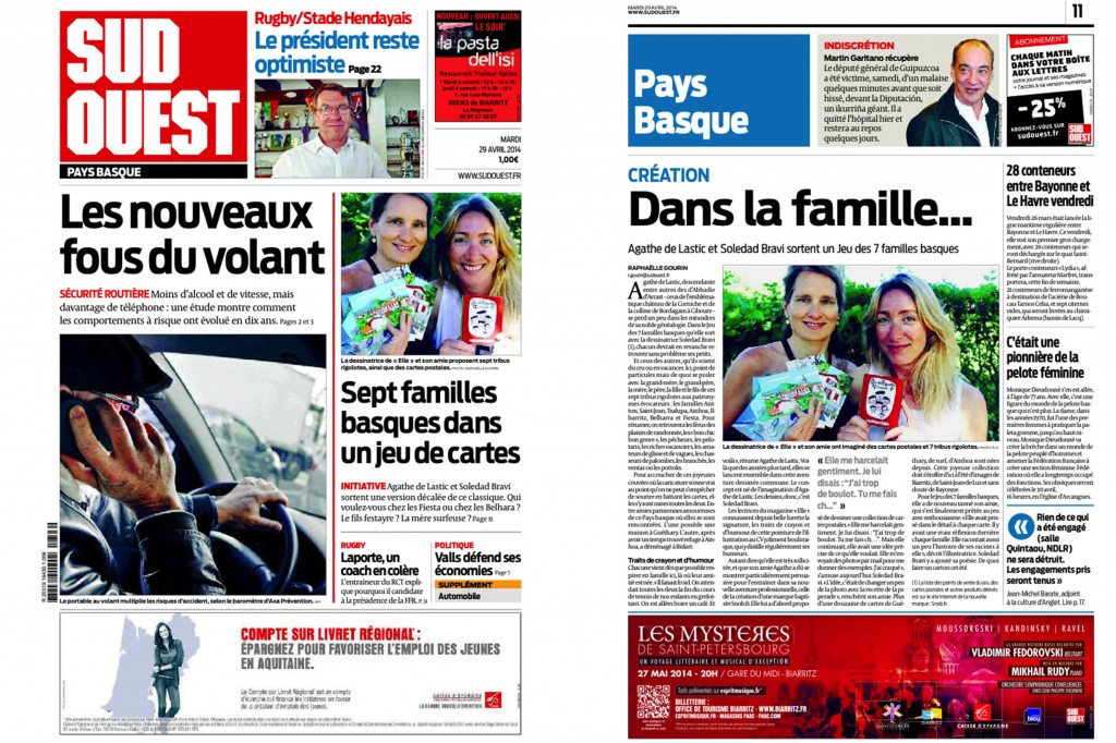 le jeu des 7 familles basques dans Sud Ouest